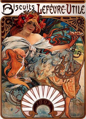 Jan Toorop's Delftse Slaolie Poster